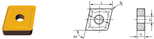 Indexable Inserta Tipo?C CNMG-ZM