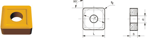 Indexable Inserta Tipo?S SNMG-ZV