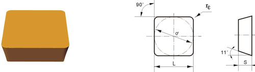 Indexable Inserta Type?S SPUN