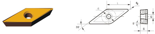 Indexable Inserta Type?V VBMT-V