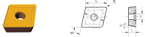 Inserts amovibles Type?C PGT-ZM