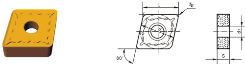 インデックスに登録挿入 タイプ?C CNMG-ZF2