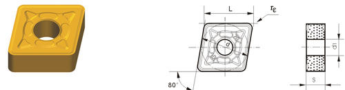 インデックスに登録挿入 タイプ?C CNMG-ZKR