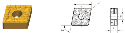インデックスに登録挿入 タイプ?C CNMG-ZMR