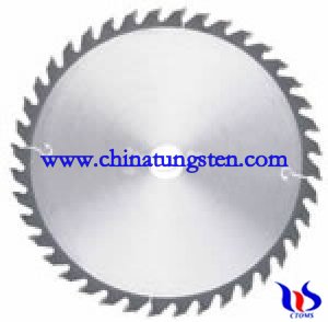 Tungsten carbide tipped saw blade