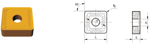 Insertos Indexáveis Tipo?S SNMM-ZR51