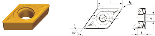 Indexable Inserta Type?D DCMT-HMM