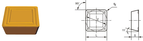 Indexable Inserta Type?S SPMR-M